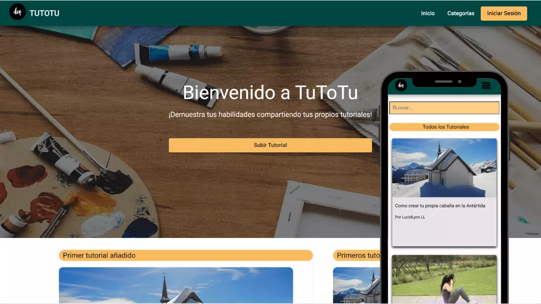 Captura del proyecto Tutotu